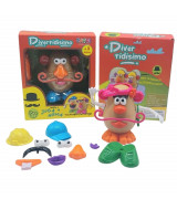 SET PARA ARMAR TU PROPIO PERSONAJE CARA DIVERTIDISIMA 25 x 21 x 10cm. - 106-0  