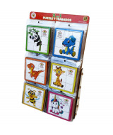 JUEGO DIDACTICO PUZZLE TRABADO VARIOS MODELOS 15x1  