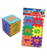 CUBOS GOMA EVA 100x100mm S/IMÁN  FIGURAS -   