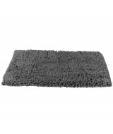 ALFOMBRA SHAGGY GRIS OSCURO DE BAÑO 40x60cm. - B034  