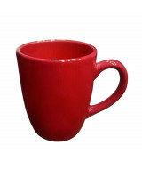 JARRO  MUG CERAMICA LISO COL ROJO.-6  