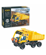 CAMION VOLCADOR PARA ARMAR  65PZ CITY METAL  - IKMETAL  