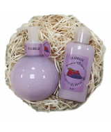 SET BUBBLE CREMA FRUTAL 150 gr + CREMA FRUTAL 60 gr COCO Y VAINILLA. - 100  