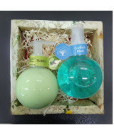 SET GENESIS CREMA FRUTAL 150gr + BODY SPLASH 150ml ZANAHORIA ROSA PACHULI -  100  