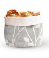 CONTENEDOR PANERA TELA ECO COOK LINO GRIS 20x20cm - 40825  