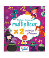 LIBRO COLECCIÓN EDUCATIVA MULTIPLICAR X2 CON BRUJAS Y DRAGONES   