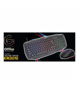 TECLADO + MOUSE GAMER RETROILUMINADO OFFICE - KM3  