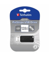 PEN DRIVE VERBATIM 128 GB PINSTRIPE NEGRO  - 49  