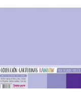 CARTULINA RAINBOW DEGRADE x6un. VIOLETA 30x30cm.-15  