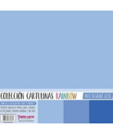 CARTULINA RAINBOW DEGRADE x6un. AZUL 30x30cm.-15  