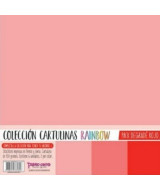 CARTULINA RAINBOW DEGRADE x6un. ROJO 30x30cm. -15  