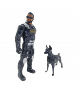SOLDADO CON PERRO EN CAJA 16x6x30cm -   