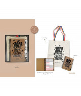 SET CRAFT CUADERNO+STICKY NOTE+BOLIGRAFO+T.BAG -   